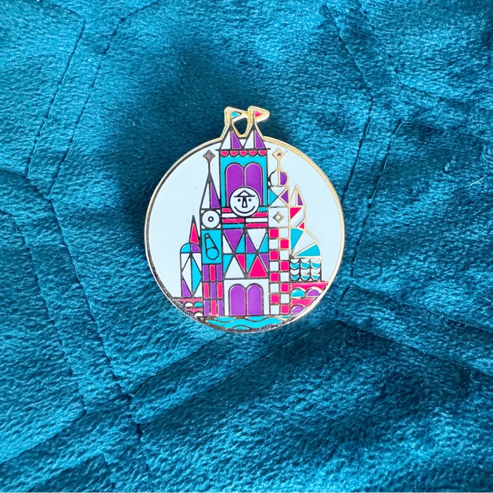 lot of new disney inspired enamel pins peter pan small world castle rainbow rare - Picture 3 of 6